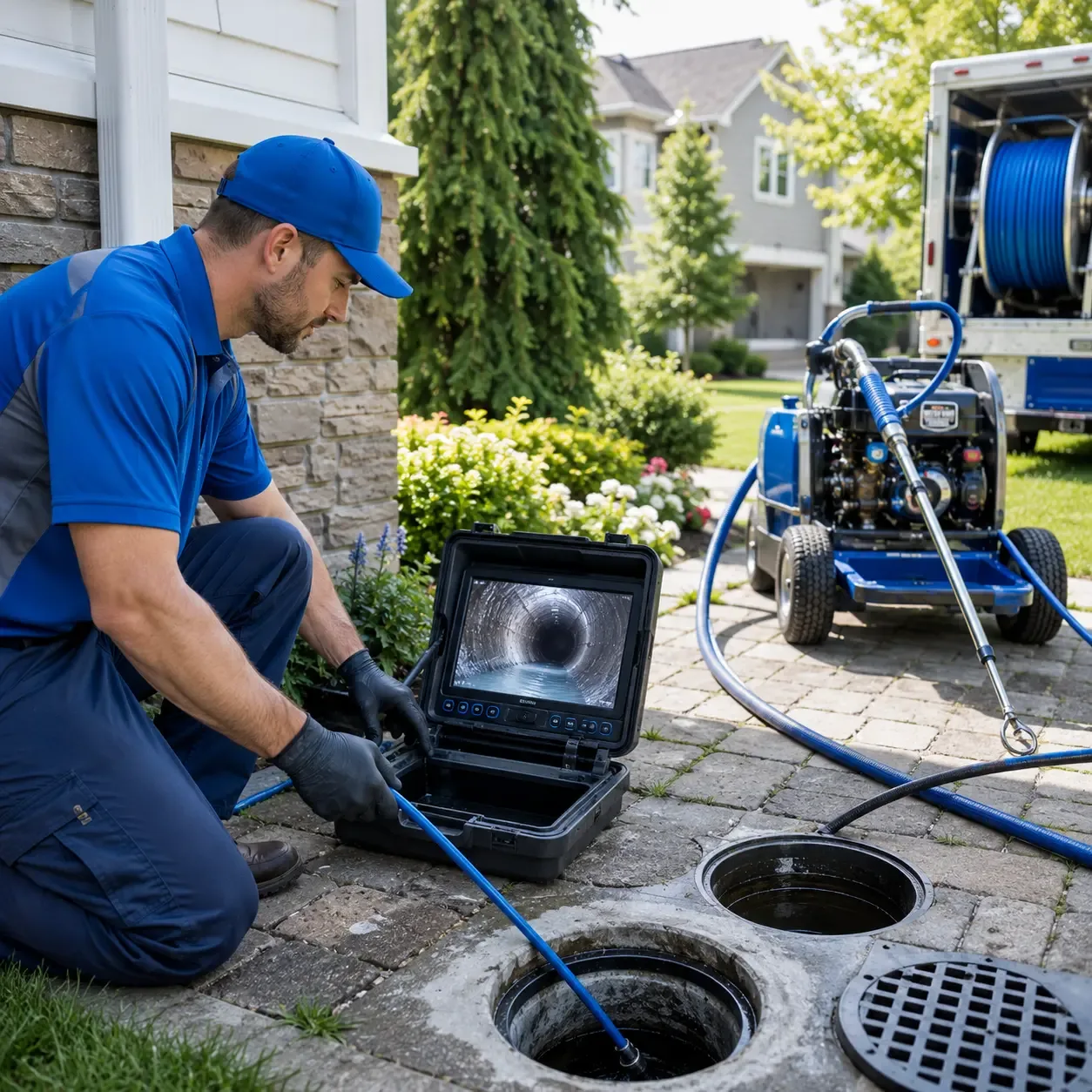 Outdoor drain cleaning professionals serving Ashville, AL